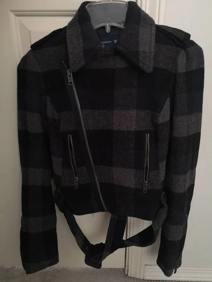 AE Plaid Coat photo 1