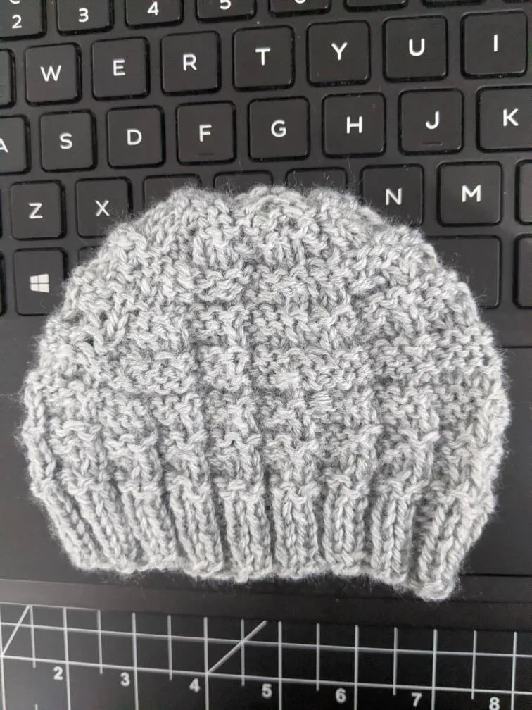 Handknit Baby Hat photo 1