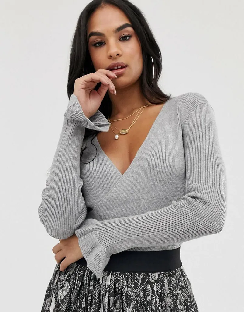 BNWT ASOS Wrap Top photo 1
