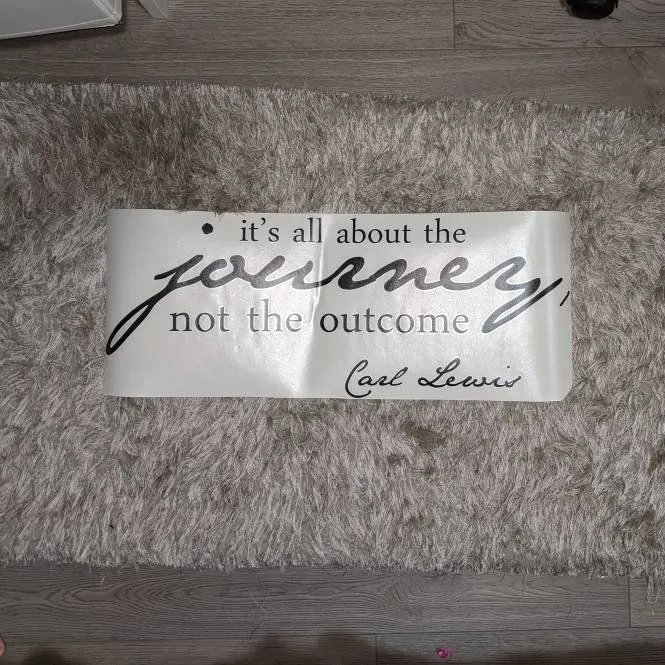 New Quote Wall Decal  photo 1