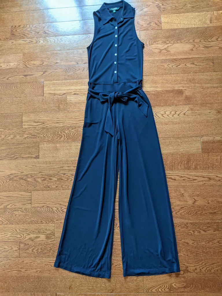 Navy jumpsuit photo 1