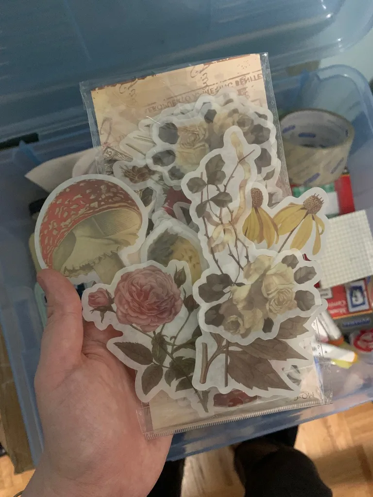 cottage core vibe stickers photo 1