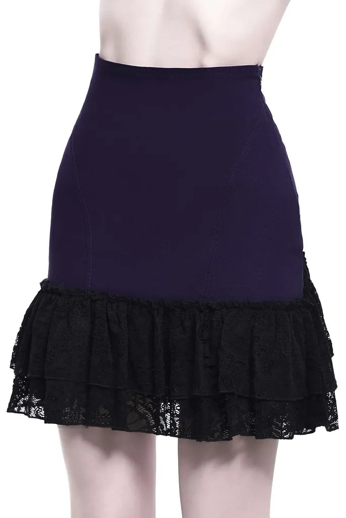 Killstar Adoria (plum) Bustle Skirt - Size 3-5 (tag says small) photo 1