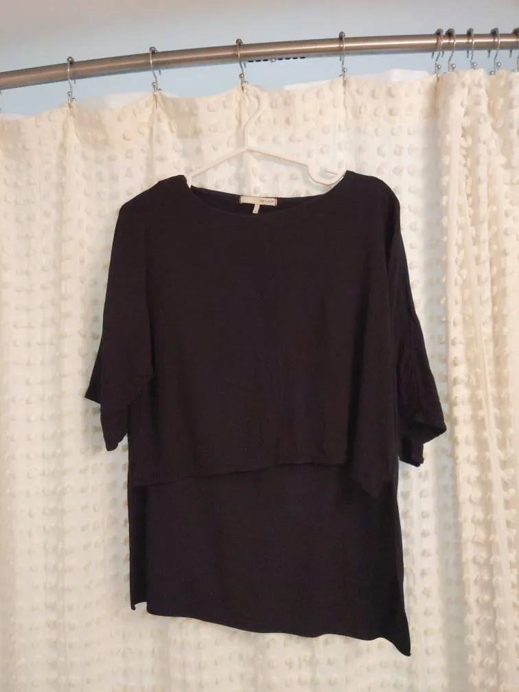 Oak + Fort Black Blouse photo 1