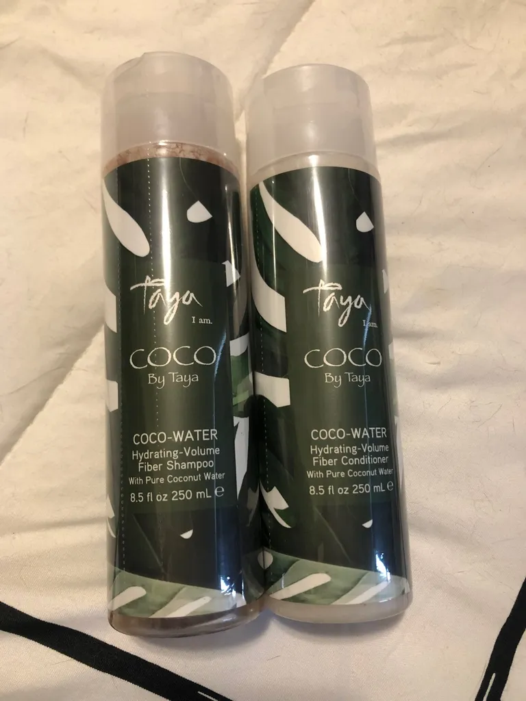 NEW TAYA COCO-WATER HYDRATING VOLUME FIBRE SHAMPOO/CONDITIONER photo 1