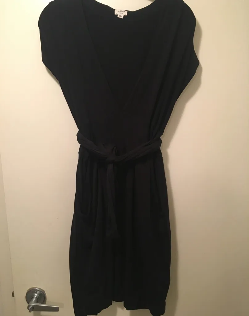Black Wilfred Dress With Tie photo 1