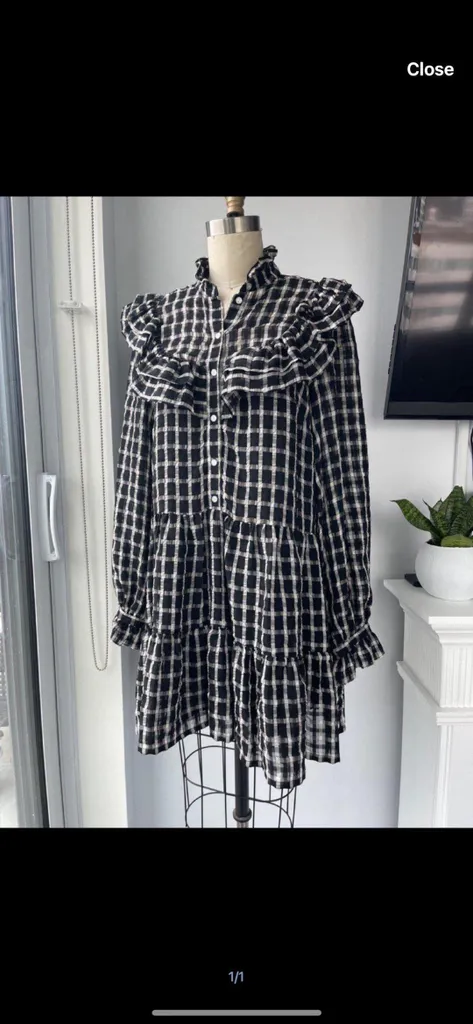 H&M Ruffle Dress photo 1