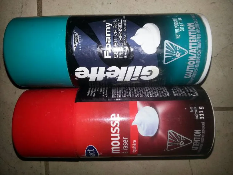 Shaving Creams -- Left By Guests, Almost Full photo 1