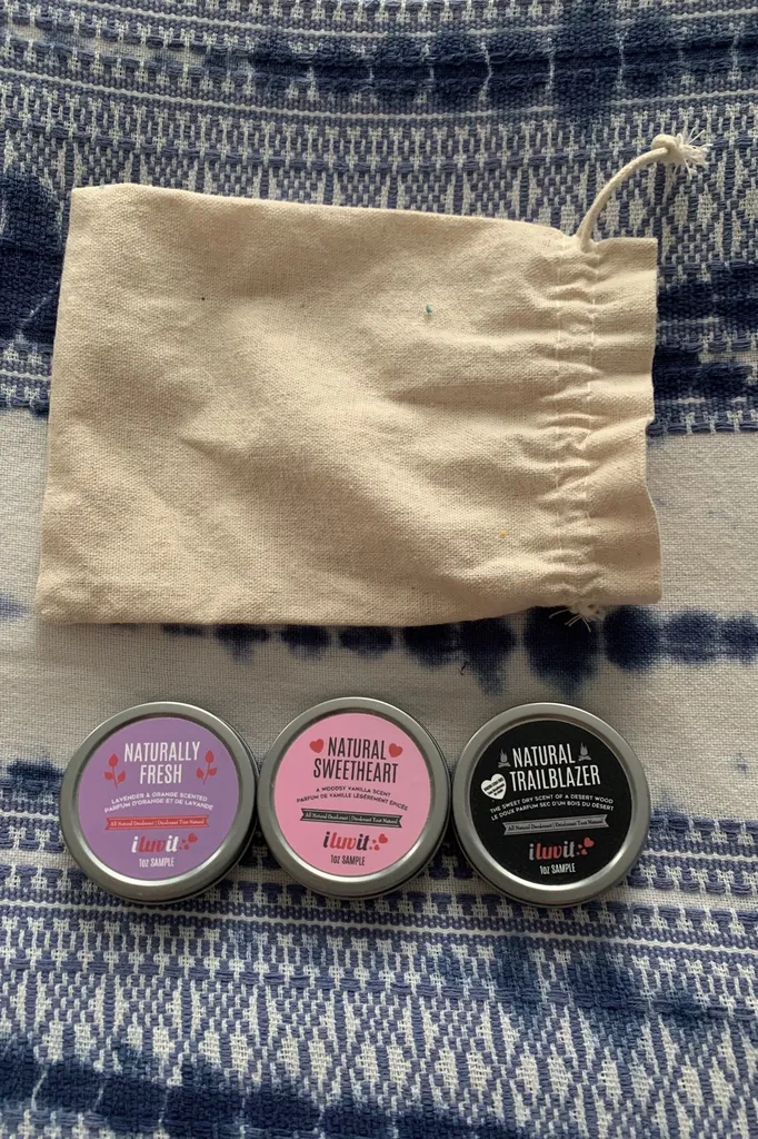Unused Natural Deodorants And Bag photo 1