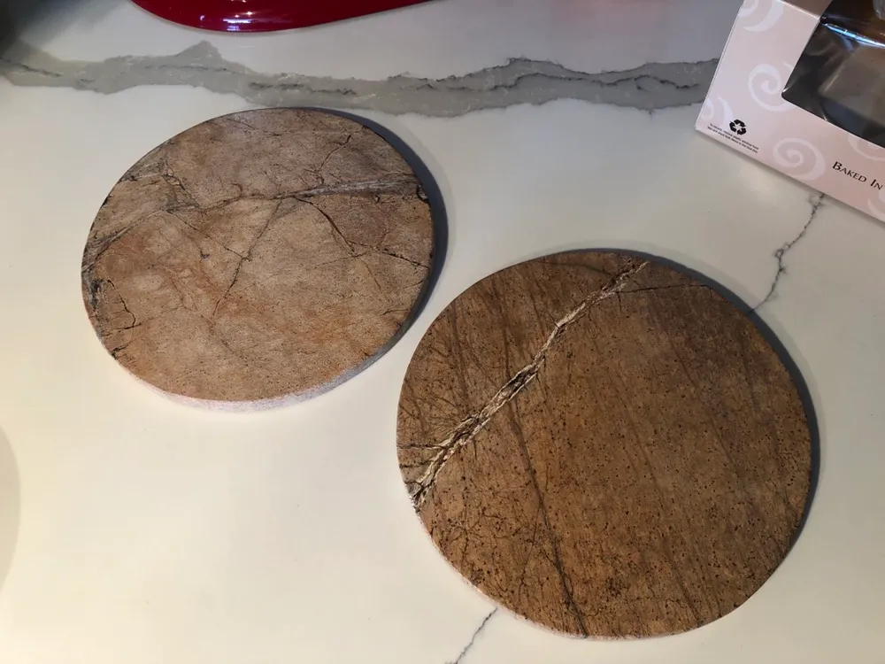 2 Round Trivets photo 1