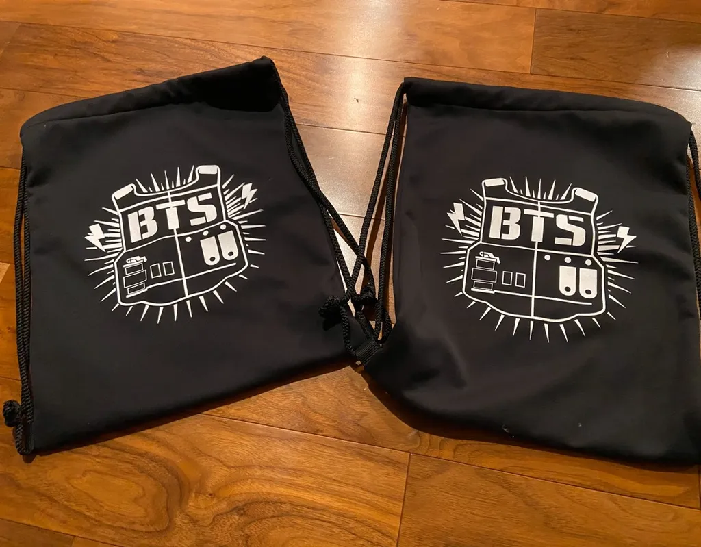 New BTS Fabric String Sacks/backpacks photo 1