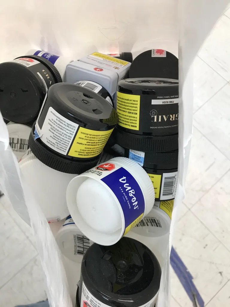 Tons Empty Weed Containers photo 1