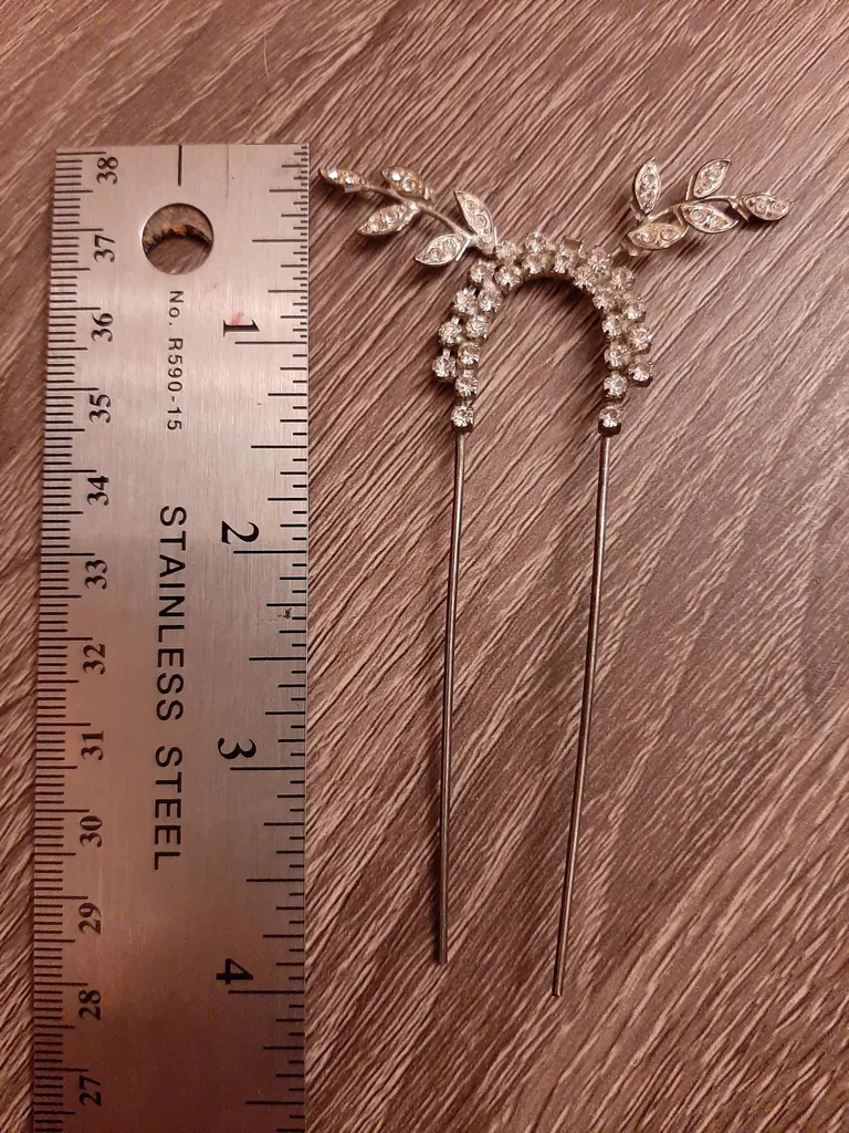 Costume jewelry hair pin photo 1