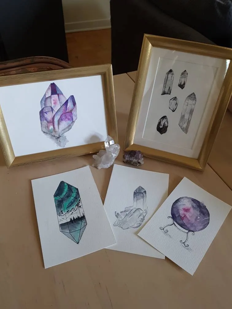 Watercolour Crystal Paintings photo 1