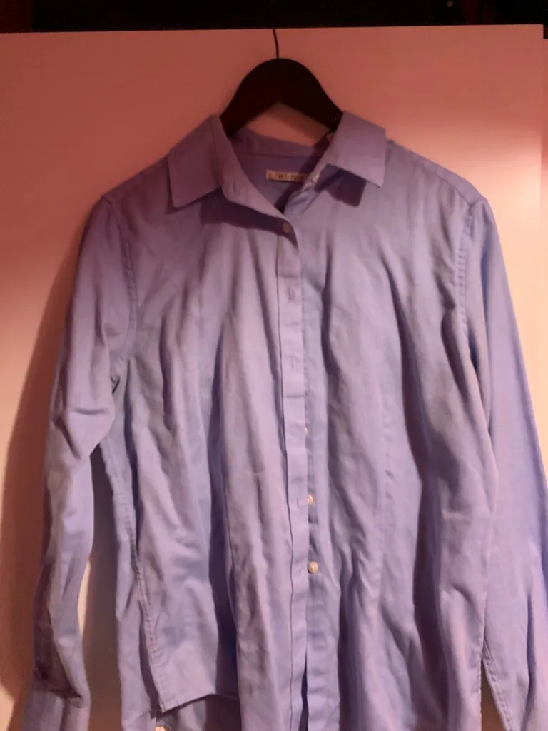 Women’s Blue Dress Shirt photo 1