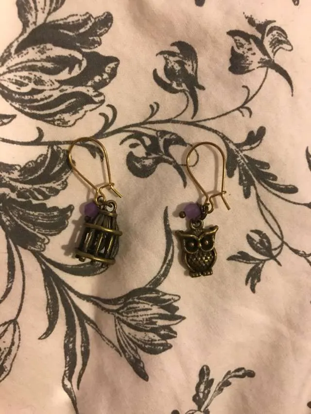 Owl Earrings. Locally Made photo 1