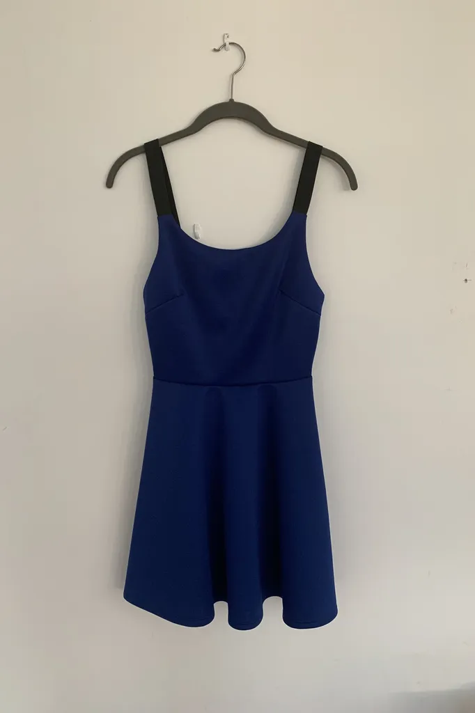 Mendocino Peplum Open Back A-Line Dress photo 1