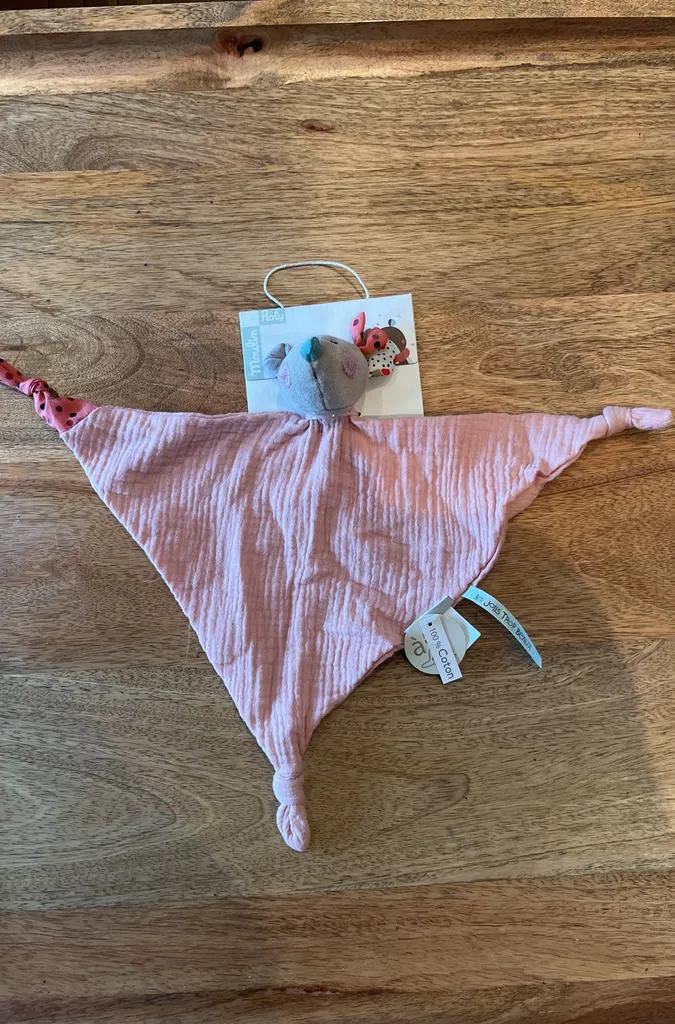 Muslin Cloth Lovey Mouse photo 1