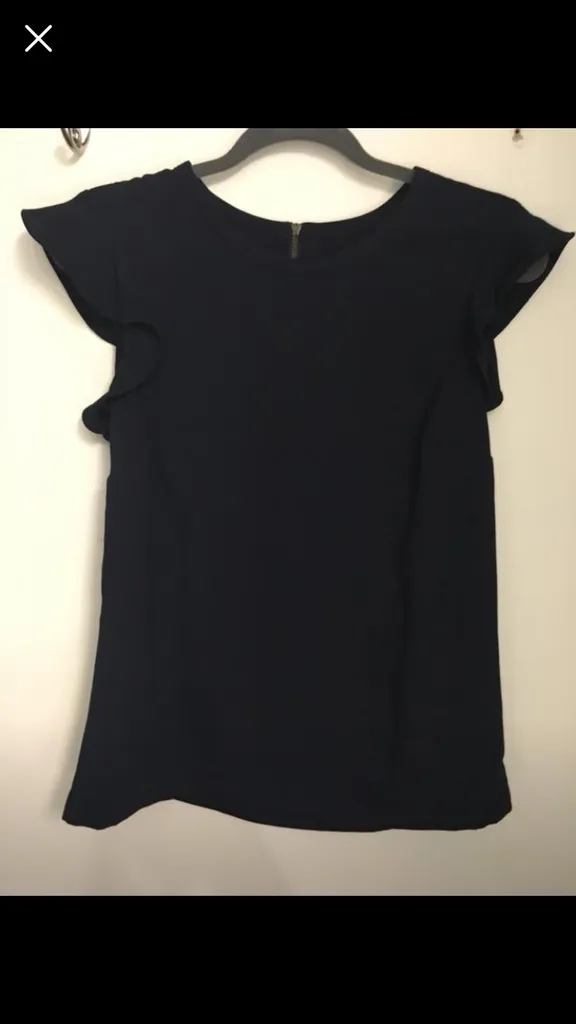 J. Crew Navy Top photo 1