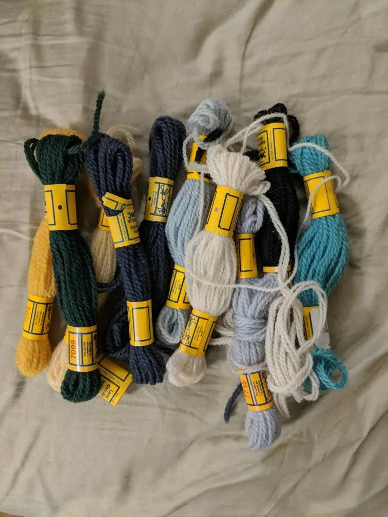 100% Wool DMC Skeins photo 1