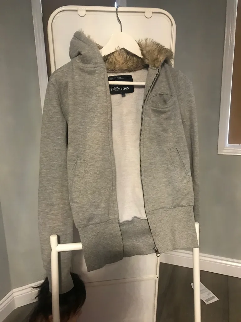 Grey Hoodie From Urban Behaviour (size XS) photo 1