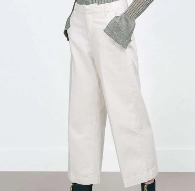 Zara White Jeans photo 1
