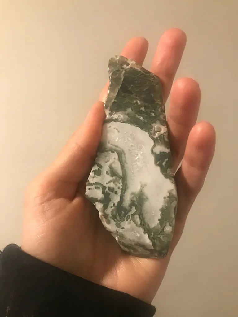 Moss agate Slab Crystal photo 1