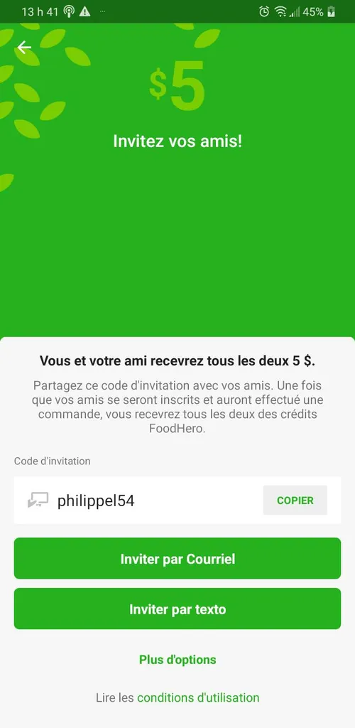 Gratuit/Free 5$ Food Hero photo 1