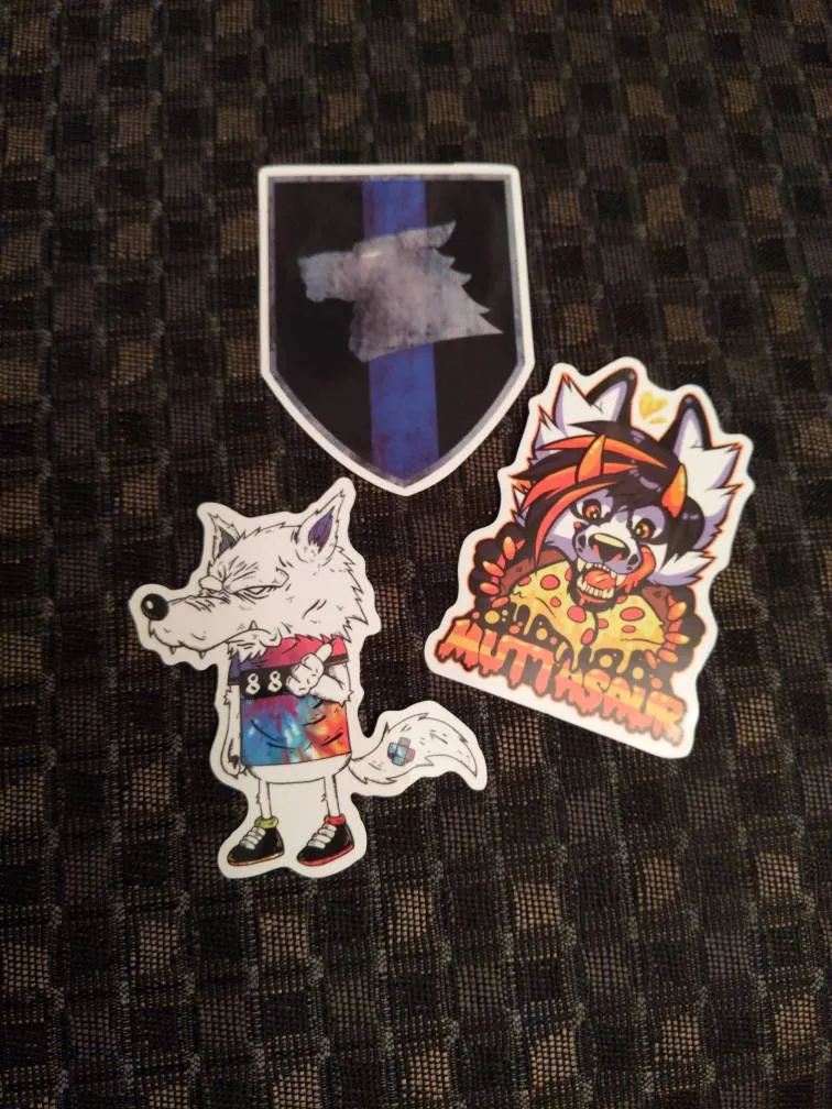 Wolf Themed Vinyl Stickers photo 1