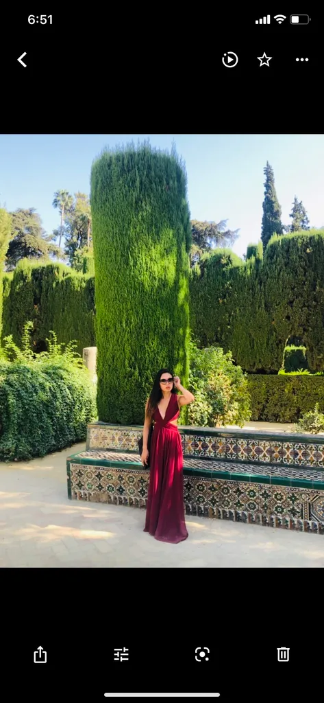 Red Wedding Guest Dress photo 1