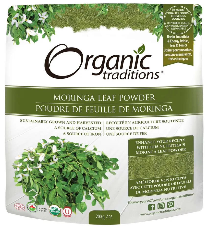 Organic Traditions Moringa Leaf Powder photo 1