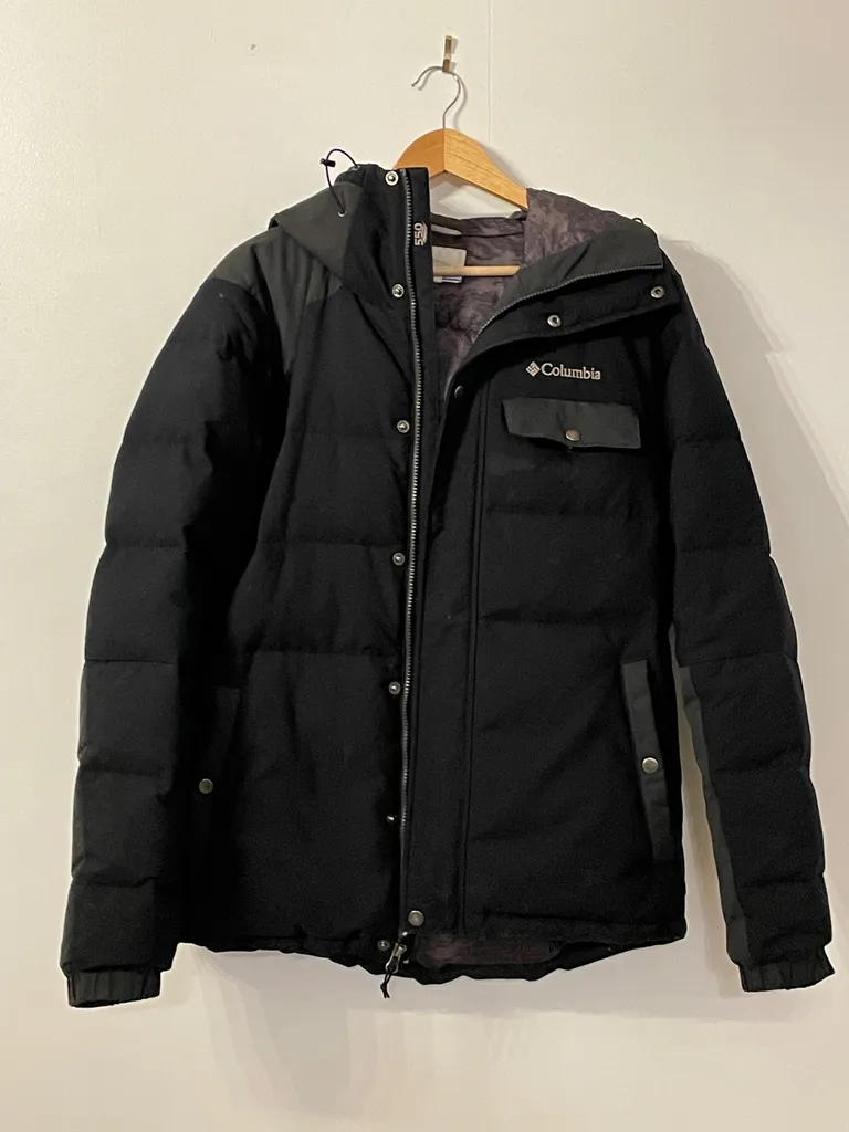 Columbia Down Winter Jacket Hooded M photo 1