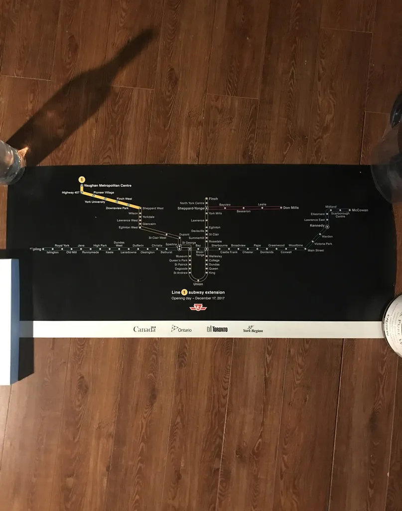 Official TTC Subway Route Map photo 1