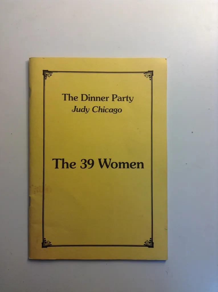 Judy Chicago - The Dinner Party Catalogue photo 1
