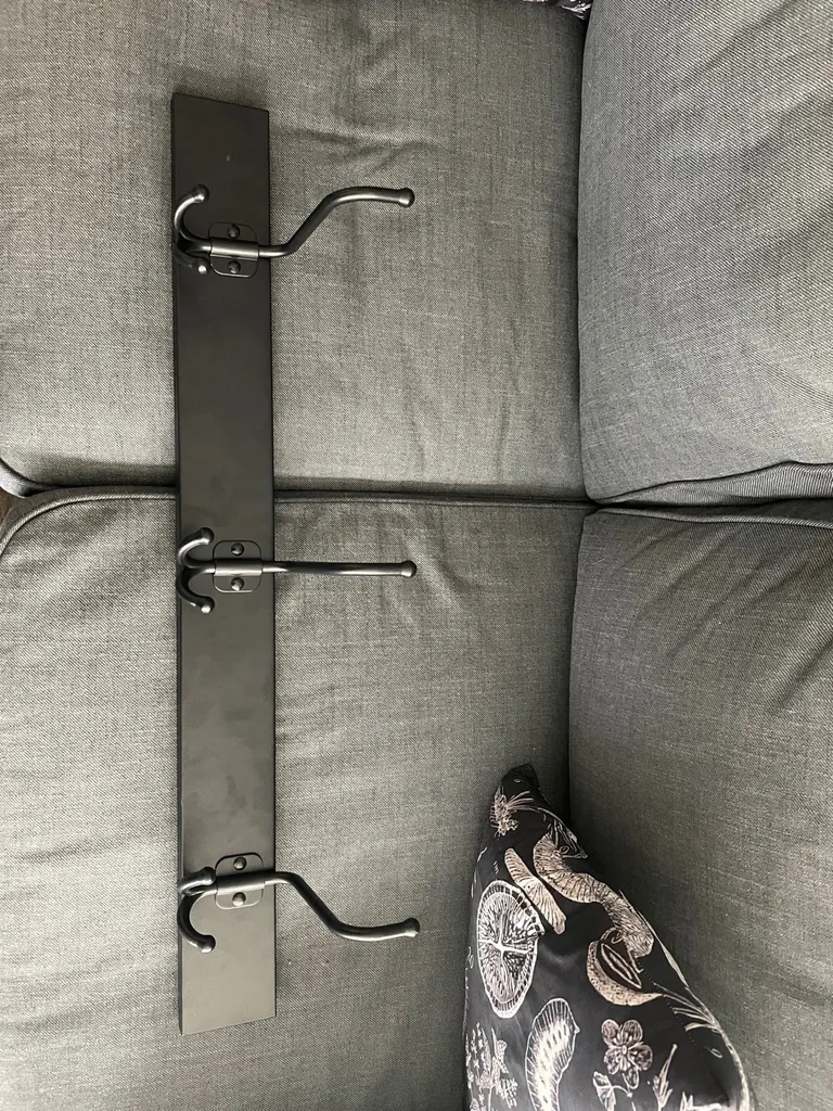 Ikea Black Wall Rack photo 1