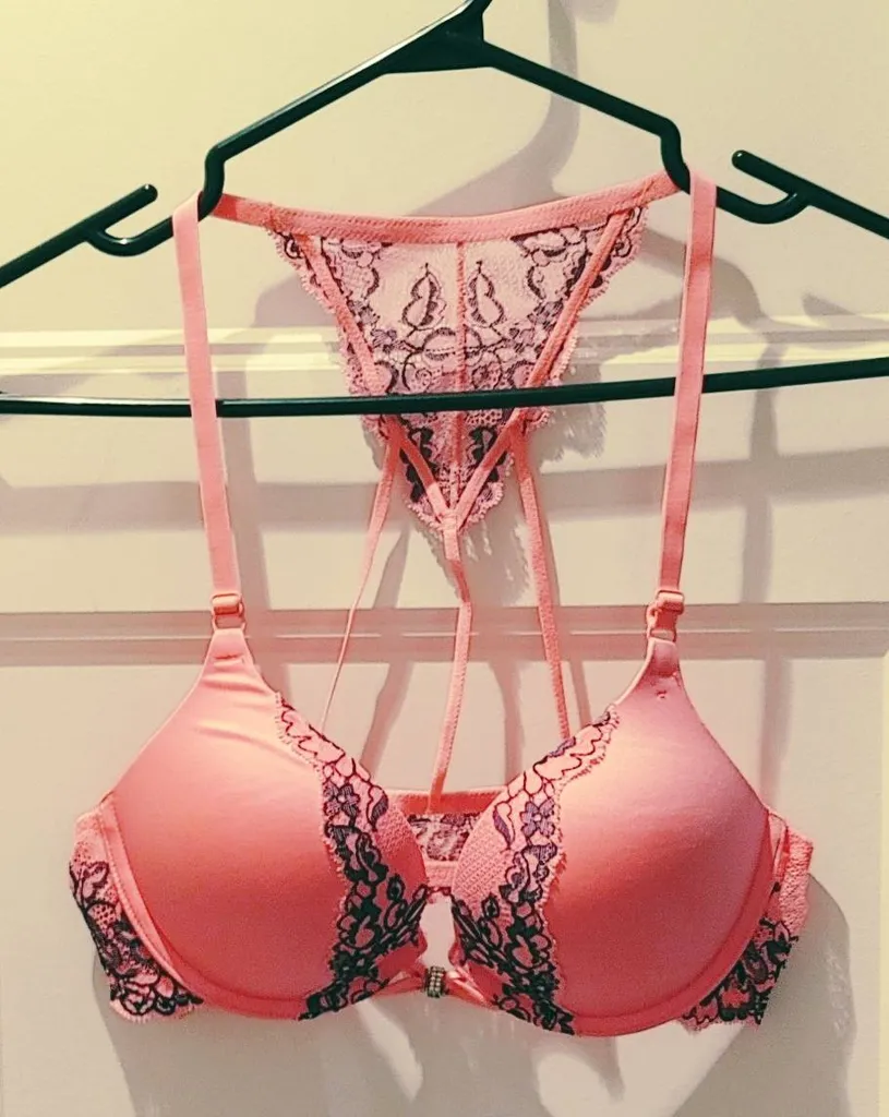 Pink Push Up Bra photo 1