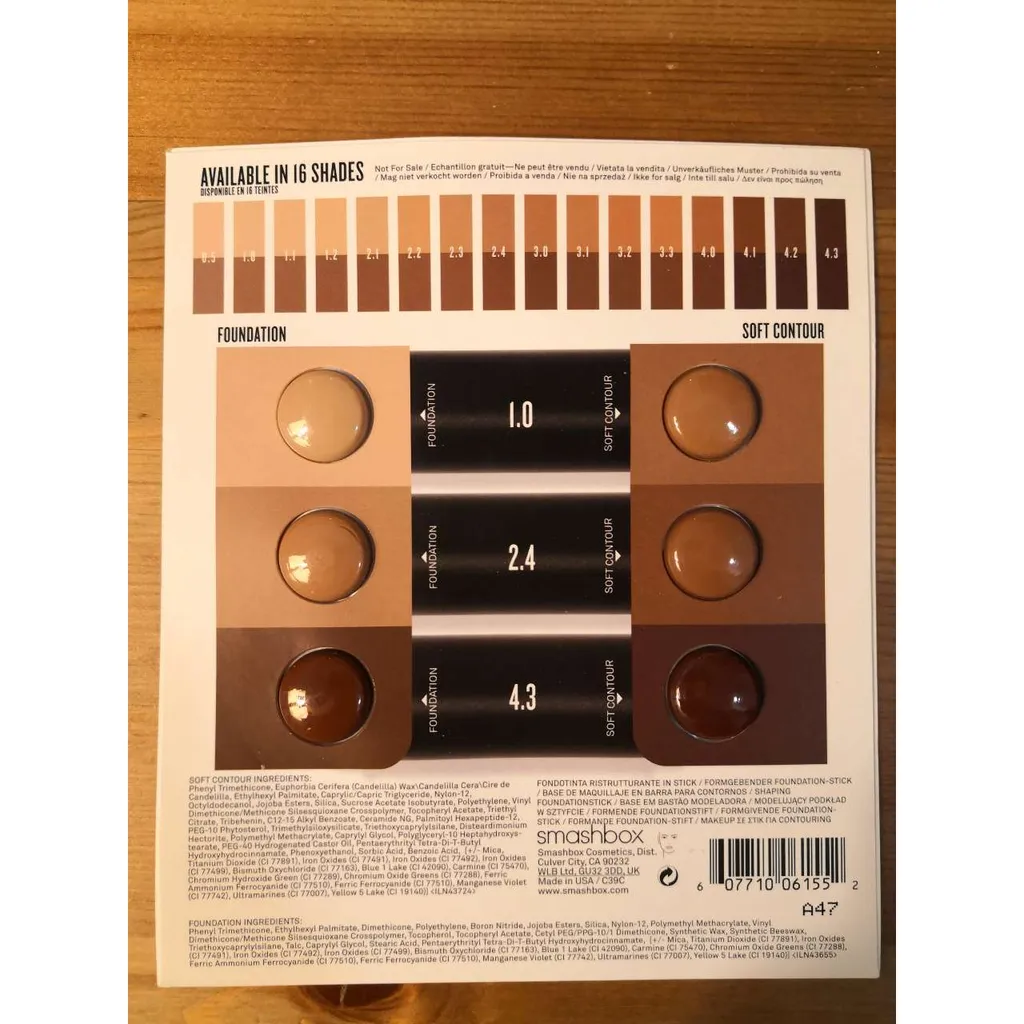 FREE! Smashbox Shaping Foundation Stick Samples photo 1