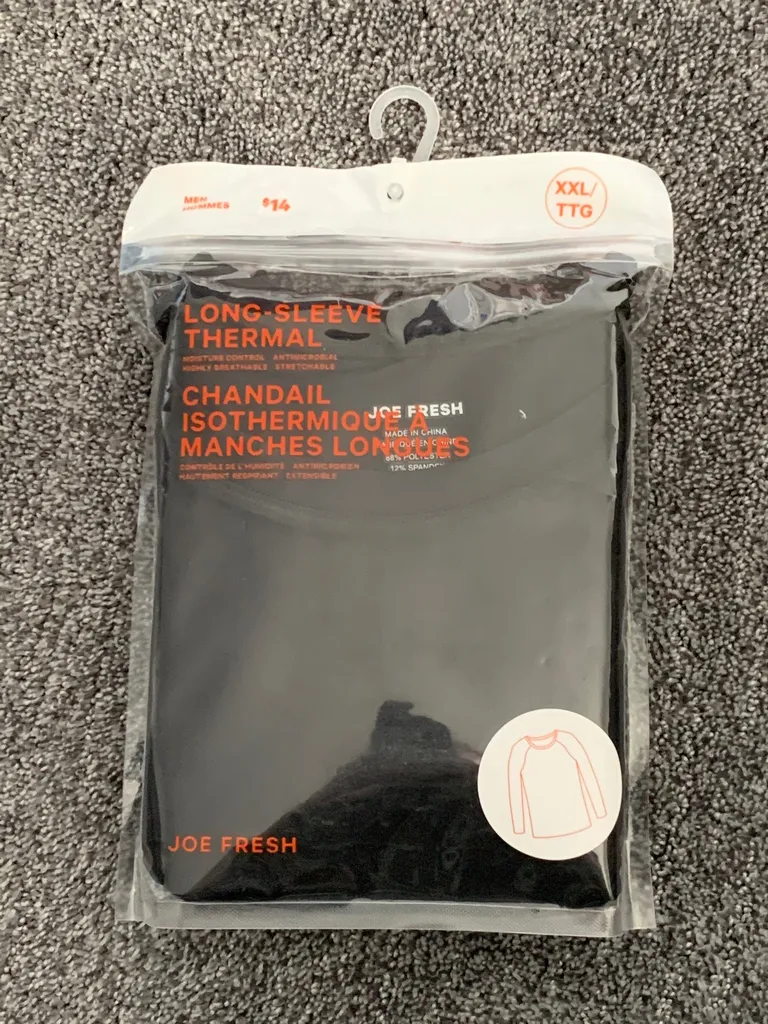 Men’s Joe Fresh Long-Sleeve Thermal Top - XXL photo 1