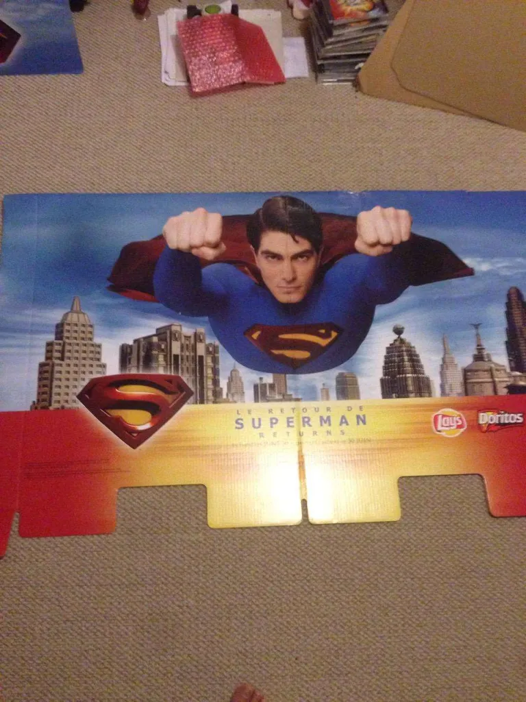 Superman movie cardboard store display, 2006 photo 1