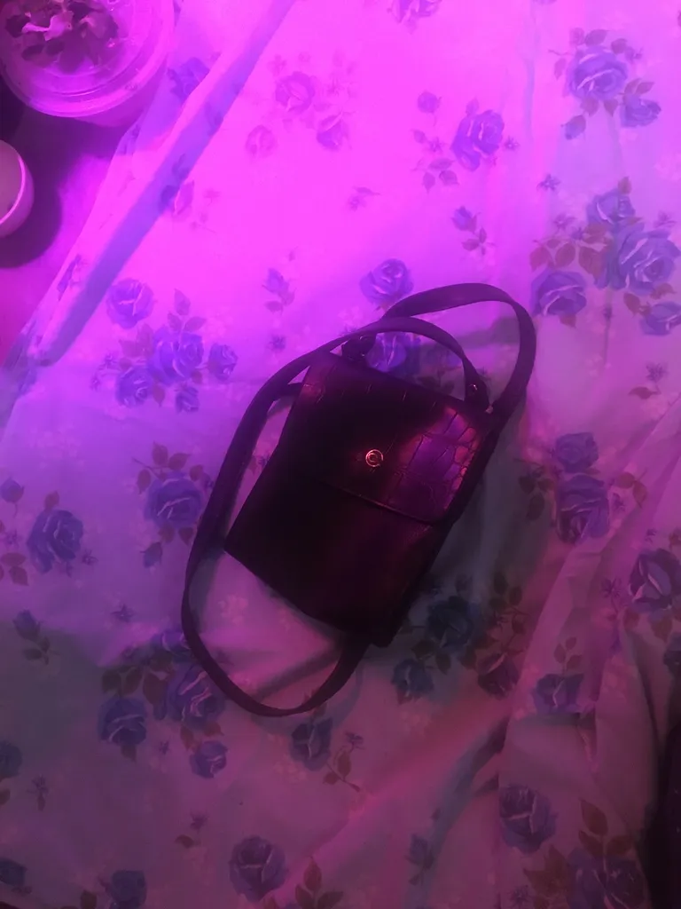 Black Leather Purse photo 1