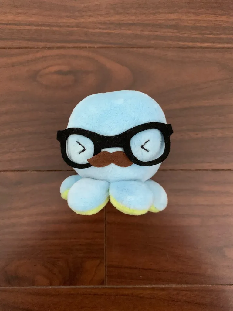 Plush Octopus Clip/Pin photo 1