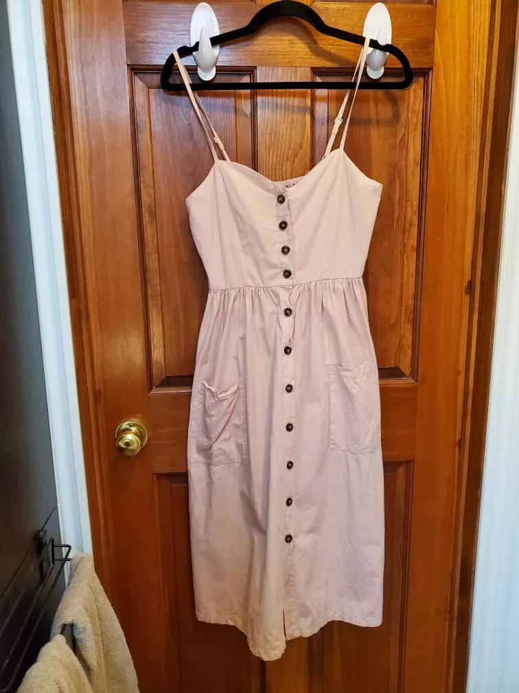 Baby Pink Midi Dress photo 1