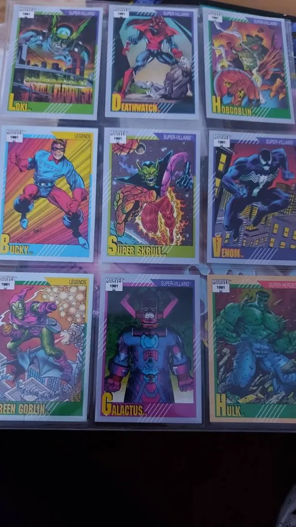 Marvel Super Heroes/villains Trading/collector's Cards photo 1