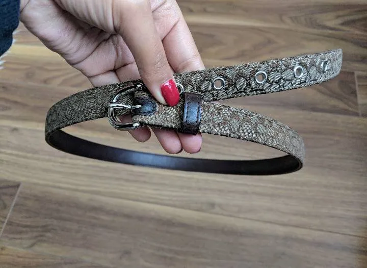 Brown Medium Coach Belt photo 1