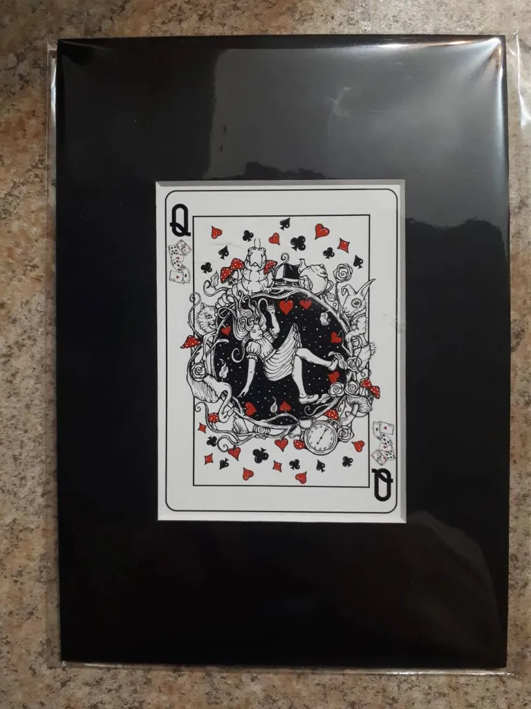 Alice In Wonderland Card Print photo 1