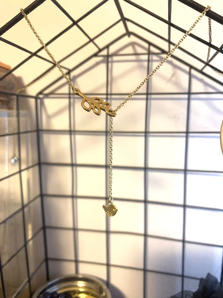 Claire’s Adjustable Birdie Necklace photo 1