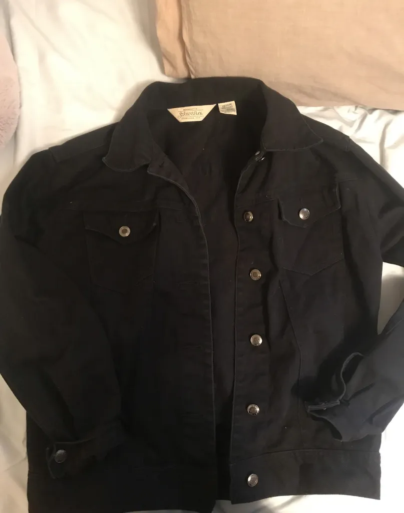 Beautiful Black Jean Jacket photo 1