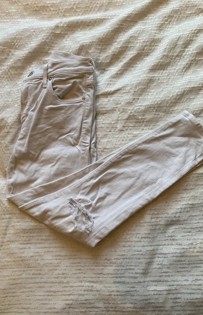 White Skinny Jeans 26 photo 1