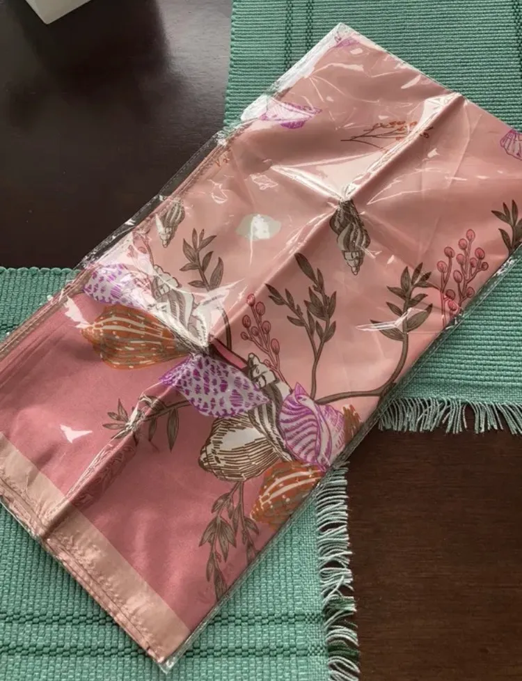 Silky square scarf photo 1