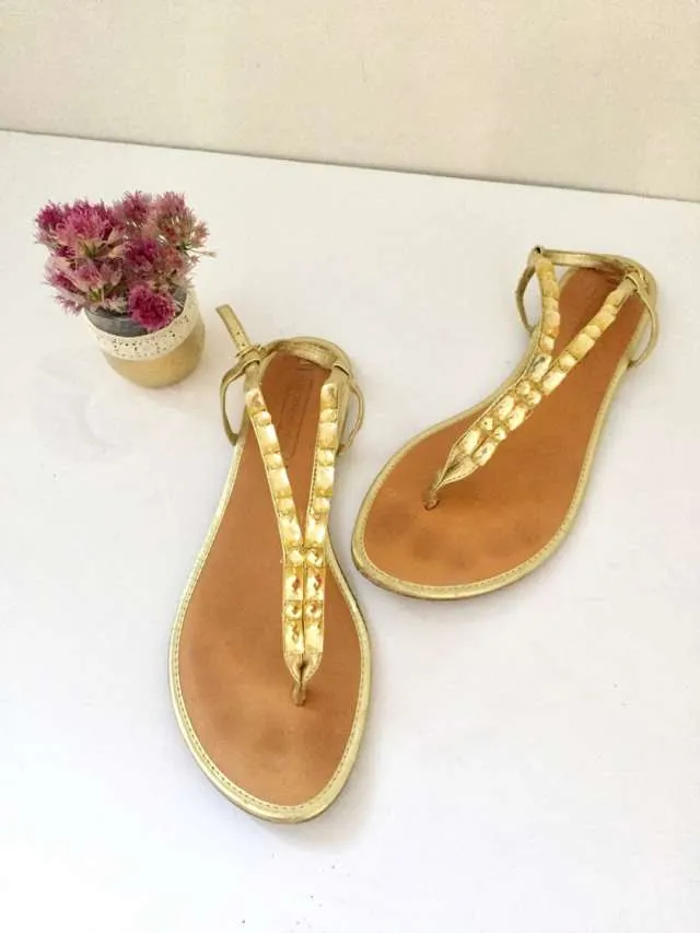 BCBG Gold Sandals photo 1